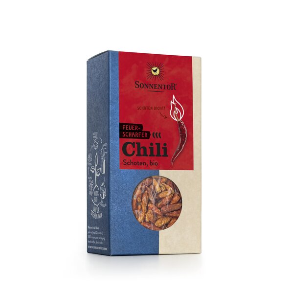Chili Schoten kbA, 25g ganz