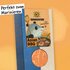 Asian BBQ spice in a pack with a window and panda illustration on a light orange background and the words: ‘Perfect for marinating’.