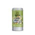 Photo of a spice tin Cheery Spice Blossom. On the spice tin is a Illustration with colorful floral background in green with the inscription Good mood, all good.